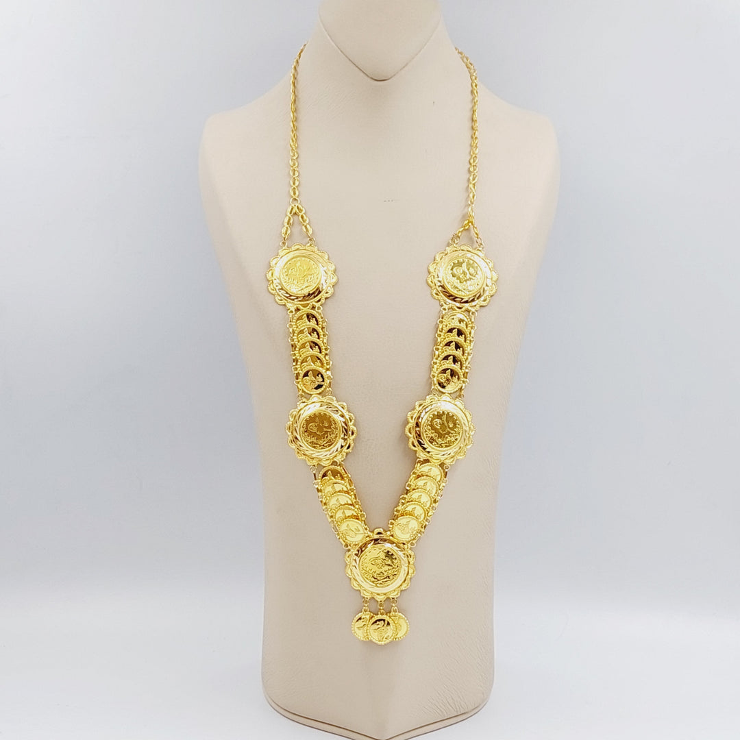 21K Gold Lirat Rashadi Necklace by Saeed Jewelry - Image 6