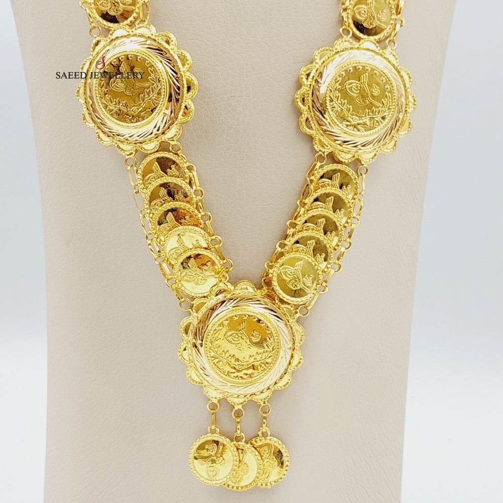 21K Gold Lirat Rashadi Necklace by Saeed Jewelry - Image 2