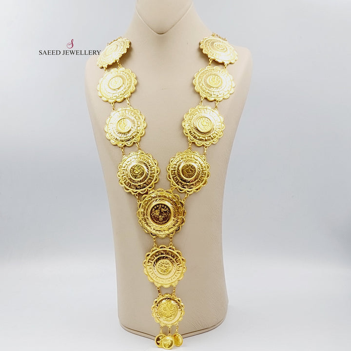 21K Gold Lirat Rashadi Necklace by Saeed Jewelry - Image 6