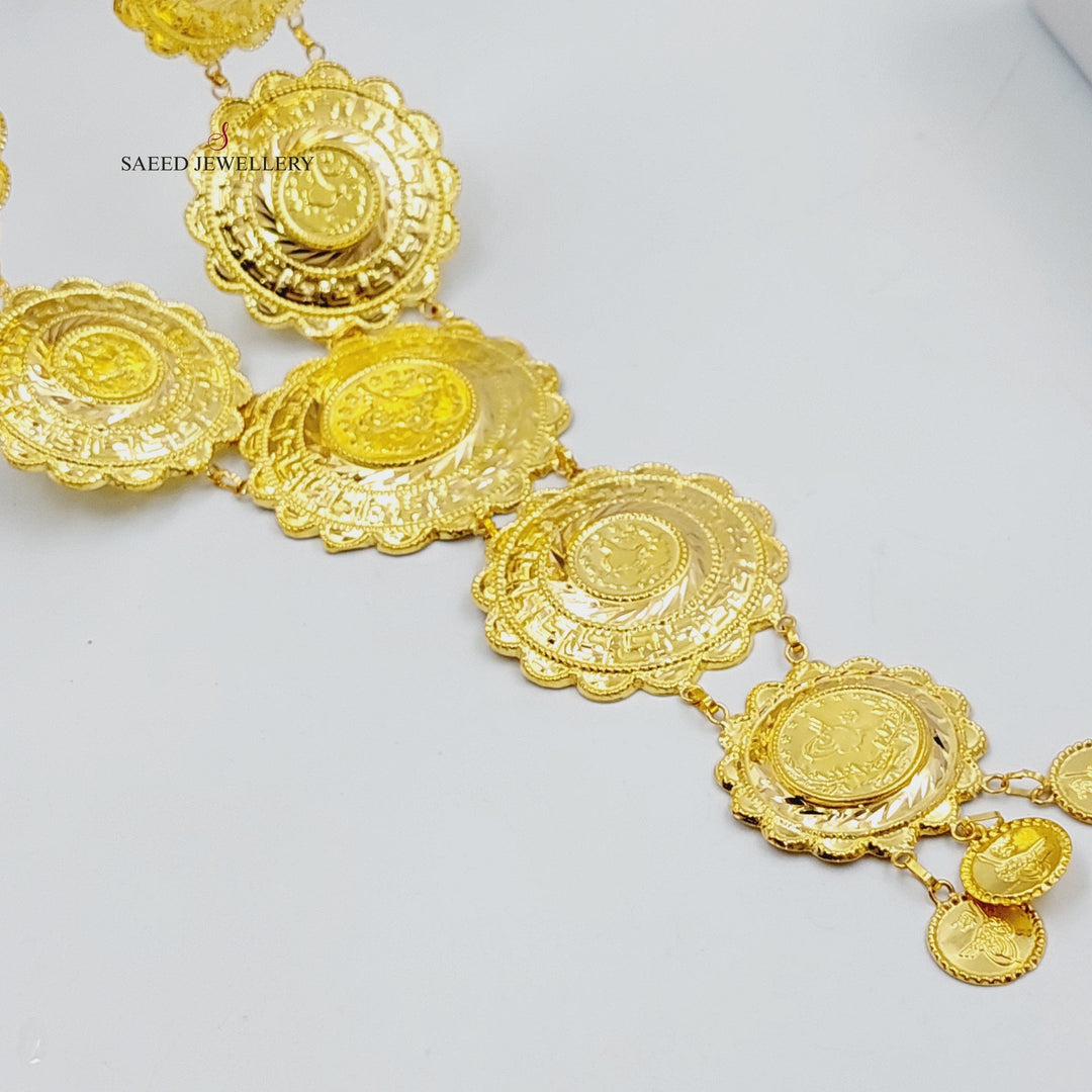 21K Gold Lirat Rashadi Necklace by Saeed Jewelry - Image 7