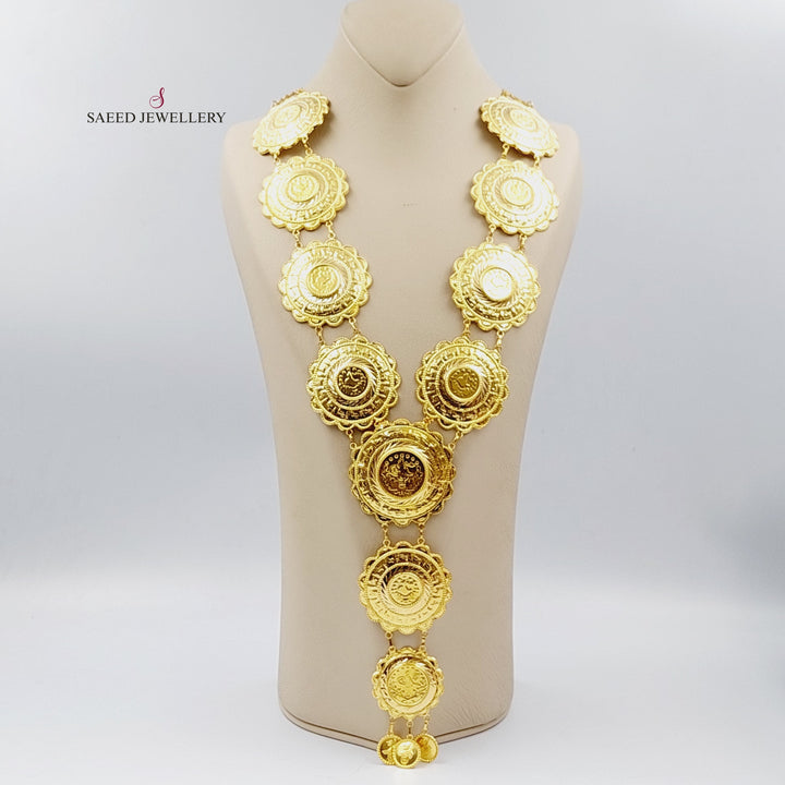 21K Gold Lirat Rashadi Necklace by Saeed Jewelry - Image 1