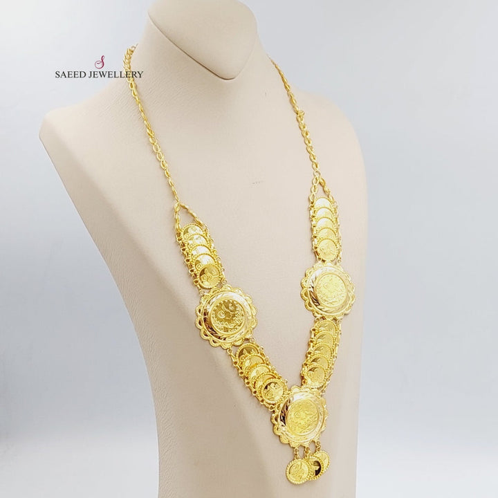 21K Gold Lirat Rashadi Necklace by Saeed Jewelry - Image 4