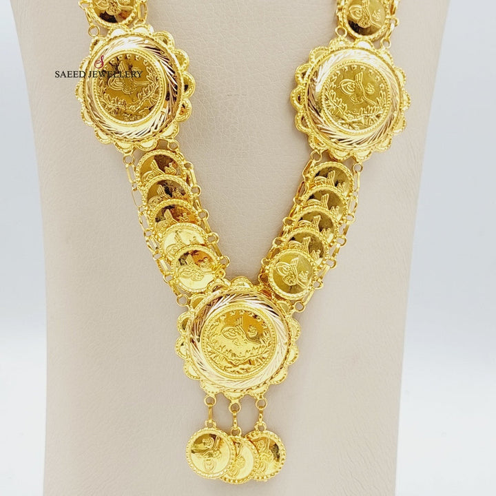 21K Gold Lirat Rashadi Necklace by Saeed Jewelry - Image 8