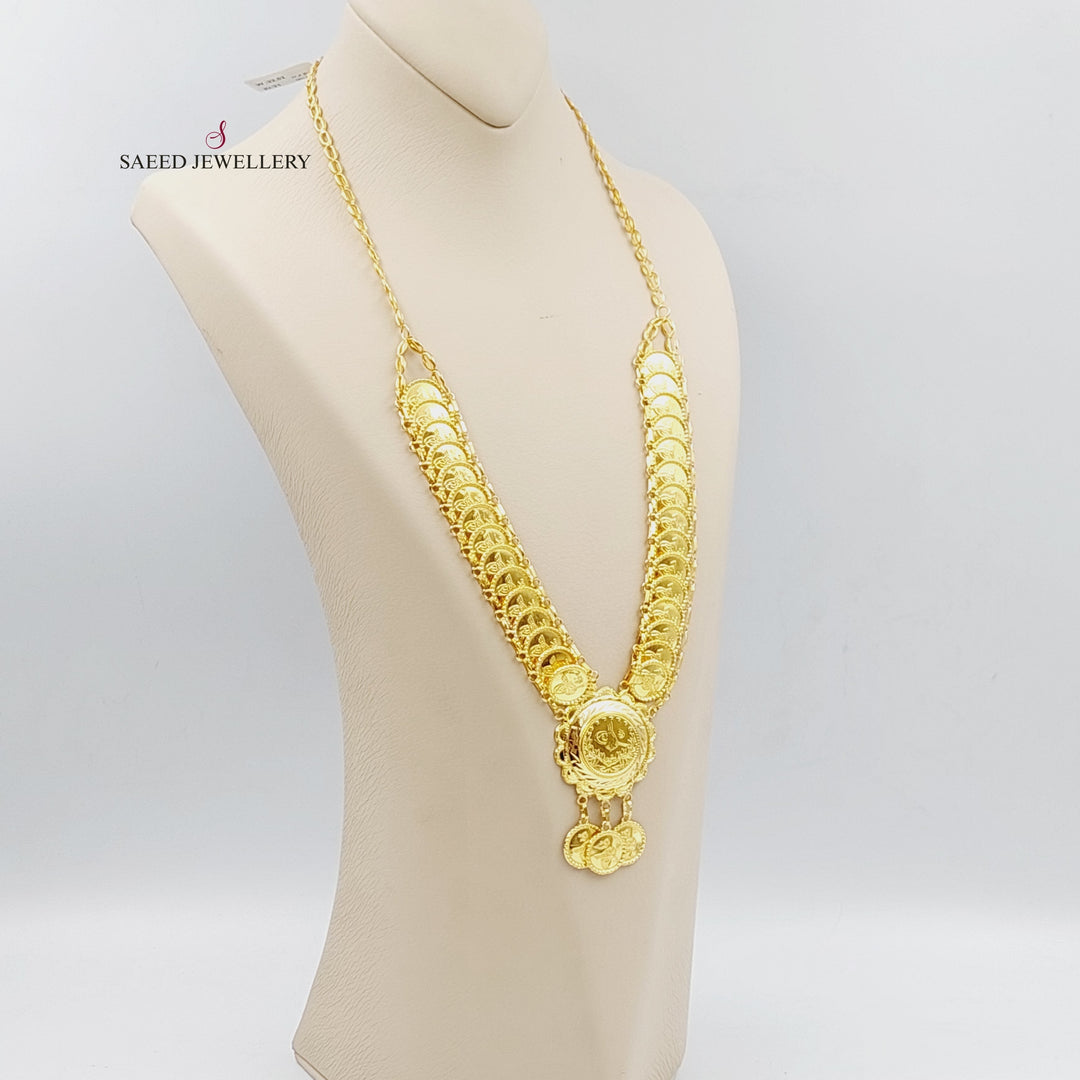 21K Gold Lirat Rashadi Necklace by Saeed Jewelry - Image 5