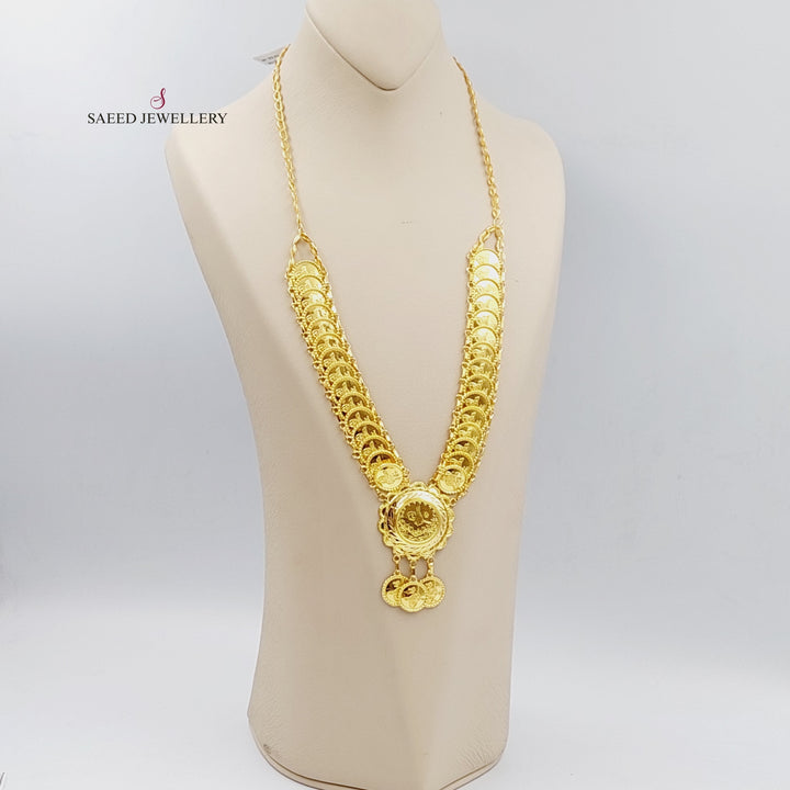 21K Gold Lirat Rashadi Necklace by Saeed Jewelry - Image 4