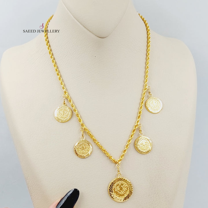 21K Gold Lirat Rashadi Necklace by Saeed Jewelry - Image 1