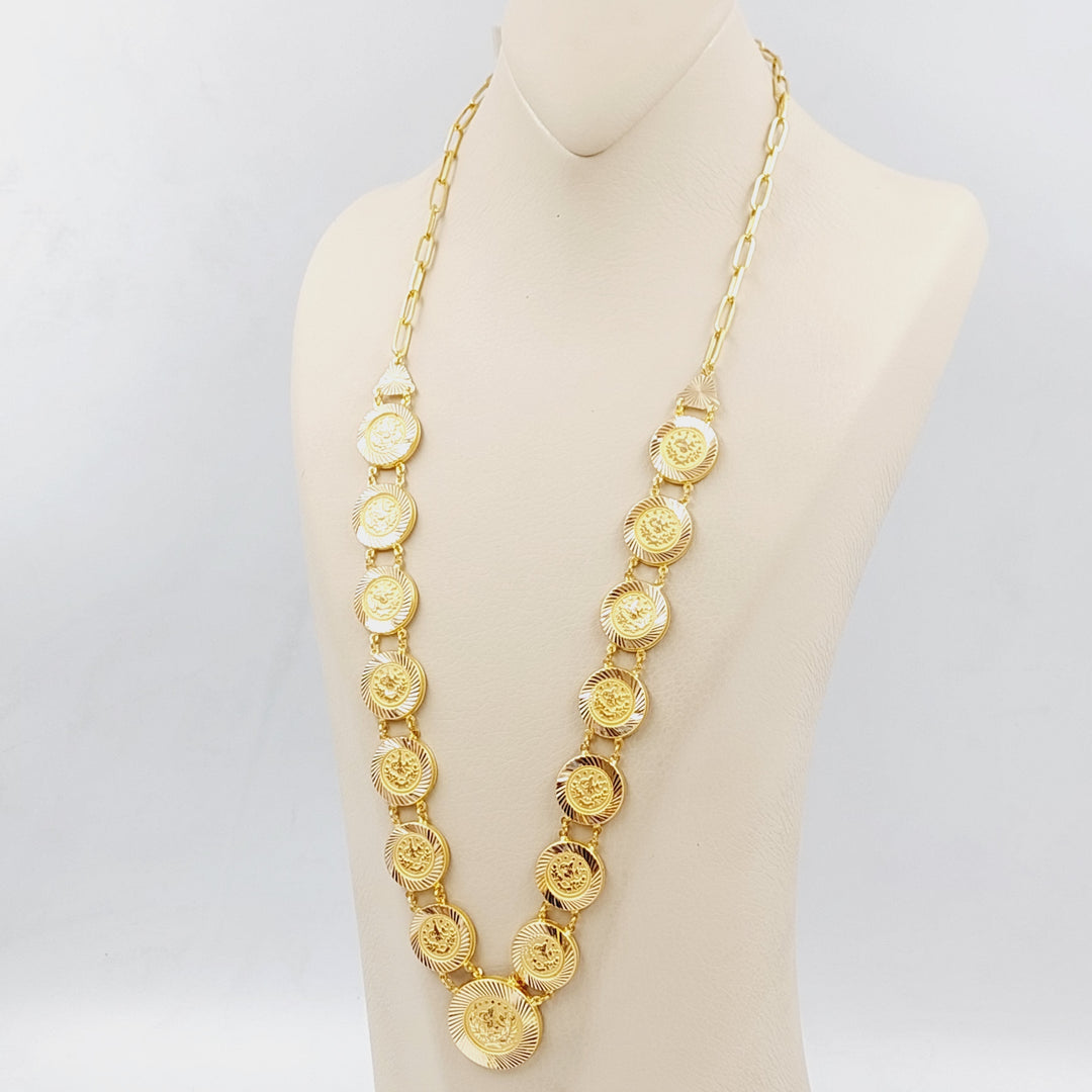 21K Gold Lirat Rashadi Necklace by Saeed Jewelry - Image 8