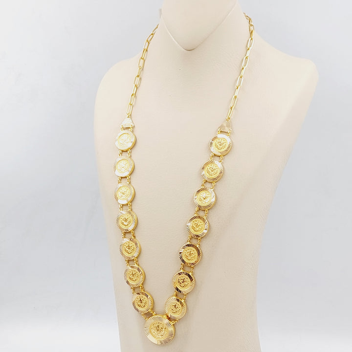 21K Gold Lirat Rashadi Necklace by Saeed Jewelry - Image 8