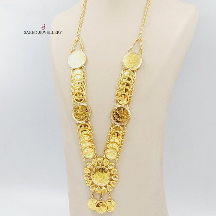 21K Gold Lirat Rashadi Necklace by Saeed Jewelry - Image 2