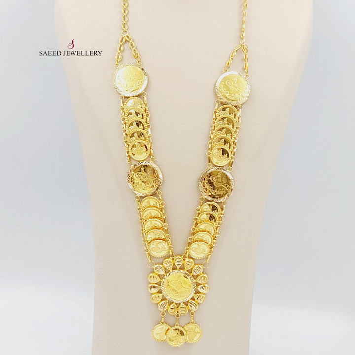 21K Gold Lirat Rashadi Necklace by Saeed Jewelry - Image 6