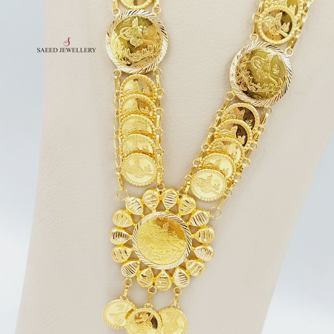 21K Gold Lirat Rashadi Necklace by Saeed Jewelry - Image 7