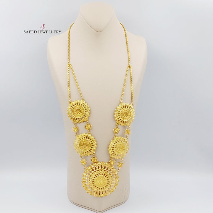 21K Gold Lirat Rashadi Necklace by Saeed Jewelry - Image 1