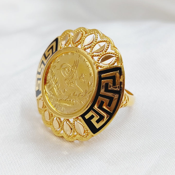 21K Gold Lirat Rashadi Ring by Saeed Jewelry - Image 2