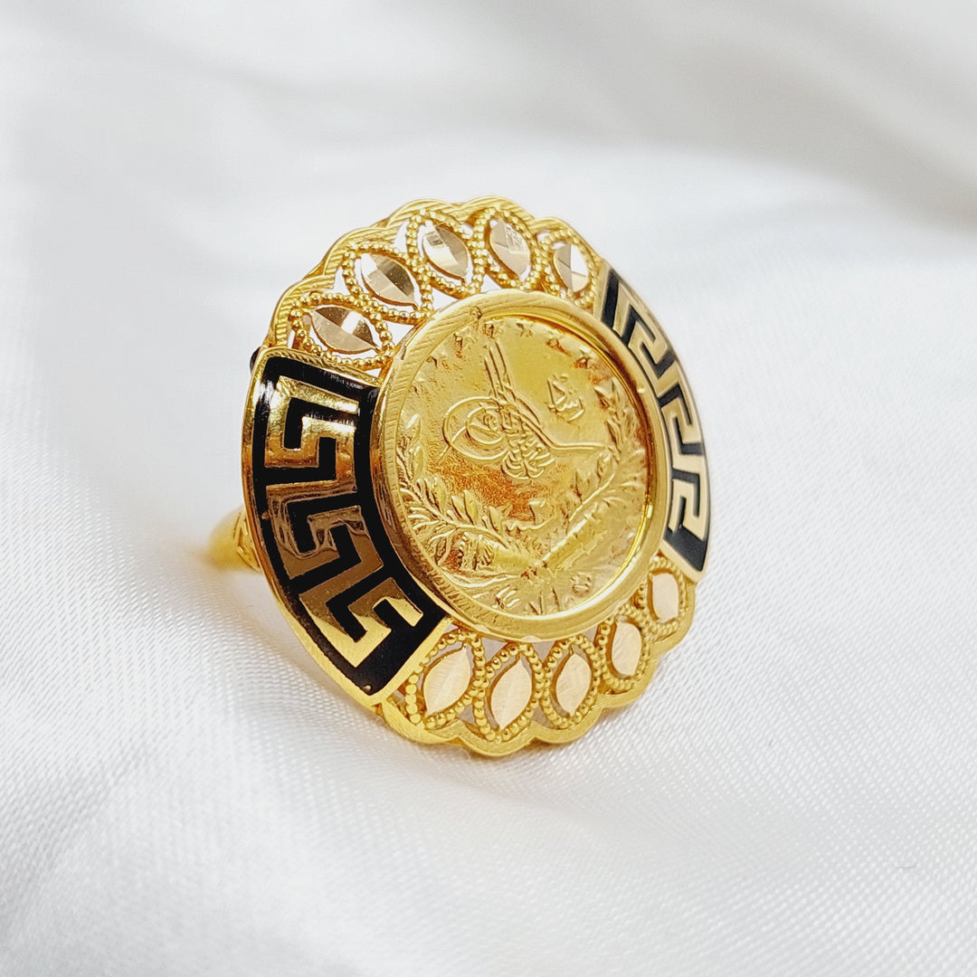 21K Gold Lirat Rashadi Ring by Saeed Jewelry - Image 3