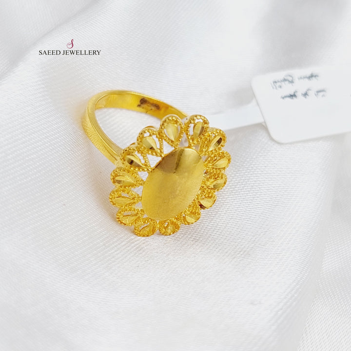 21K Gold Malaysian Ring by Saeed Jewelry - Image 6