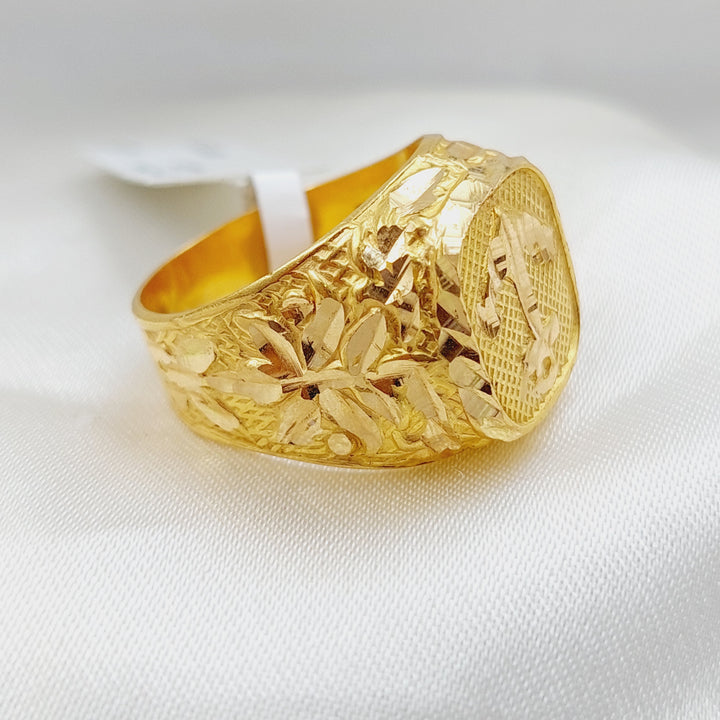 21K Gold Men Ring by Saeed Jewelry - Image 1