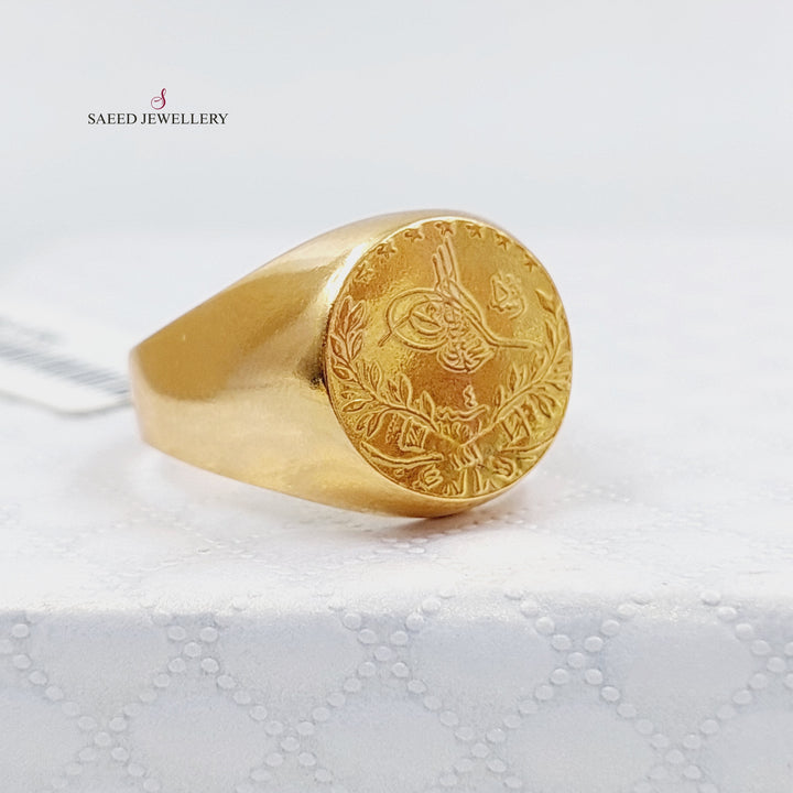 21K Gold Men Ring by Saeed Jewelry - Image 5