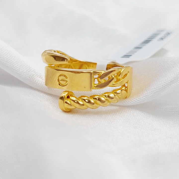 21K Gold Nail Model Ring by Saeed Jewelry - Image 5