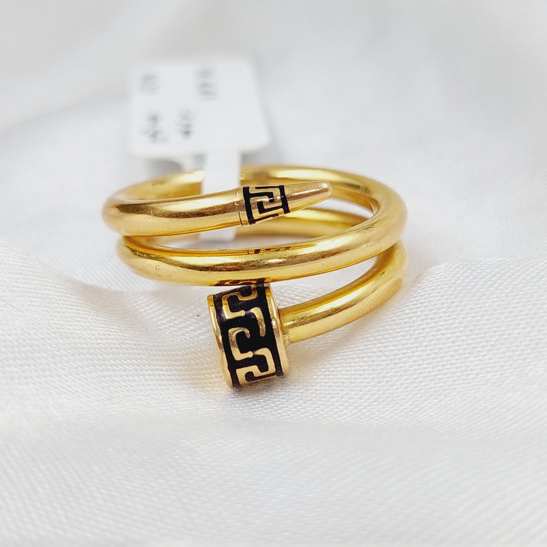 21K Gold Nail Ring by Saeed Jewelry - Image 4