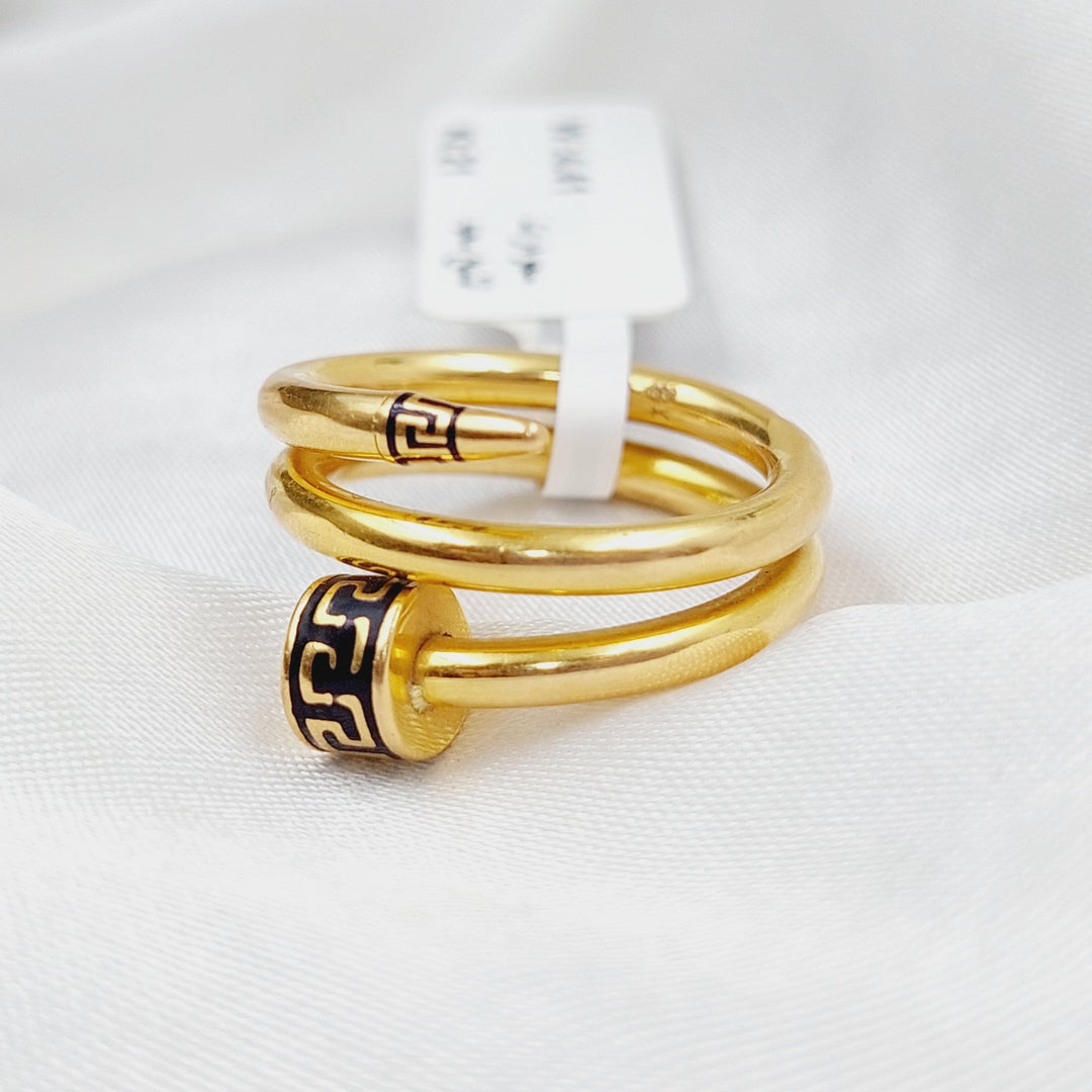 21K Gold Nail Ring by Saeed Jewelry - Image 1