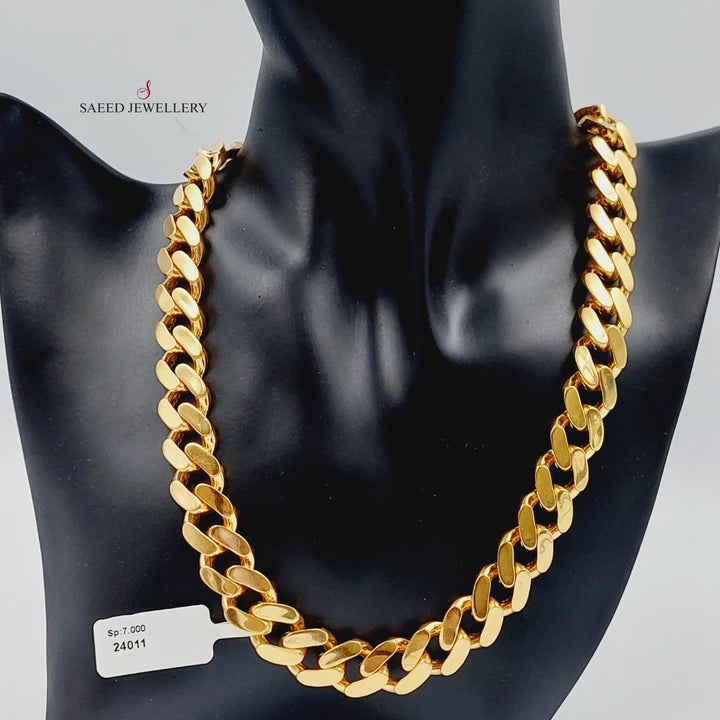 21K Gold Necklace Chain by Saeed Jewelry - Image 4