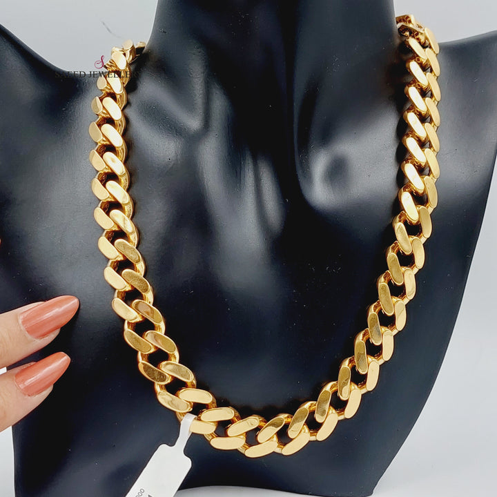 21K Gold Necklace Chain by Saeed Jewelry - Image 6