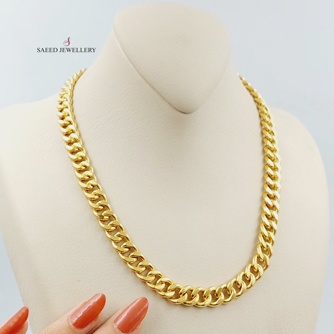 21K Gold Necklace Chain by Saeed Jewelry - Image 3