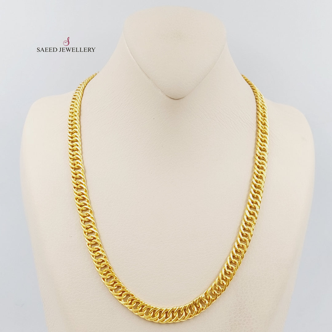 21K Gold Necklace Chain by Saeed Jewelry - Image 3