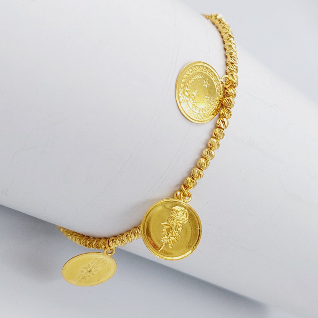 21K Gold Ounce Bracelet by Saeed Jewelry - Image 2