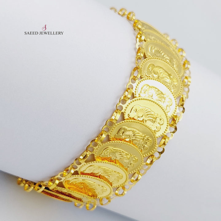 21K Gold Ounce Bracelet by Saeed Jewelry - Image 1