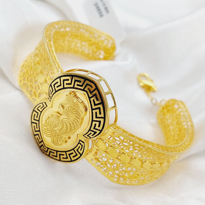 21K Gold Ounce Bracelet by Saeed Jewelry - Image 1