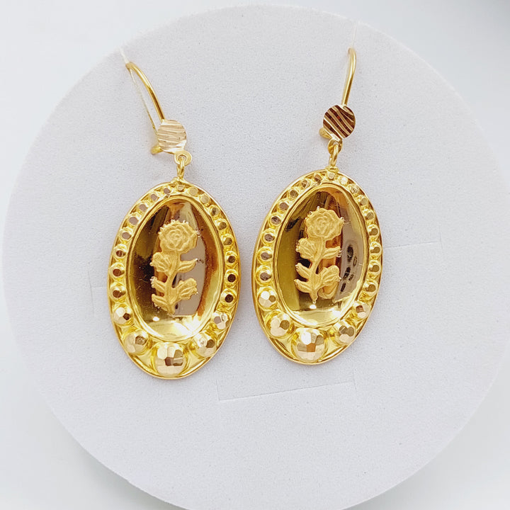 21K Gold Ounce Earrings by Saeed Jewelry - Image 1