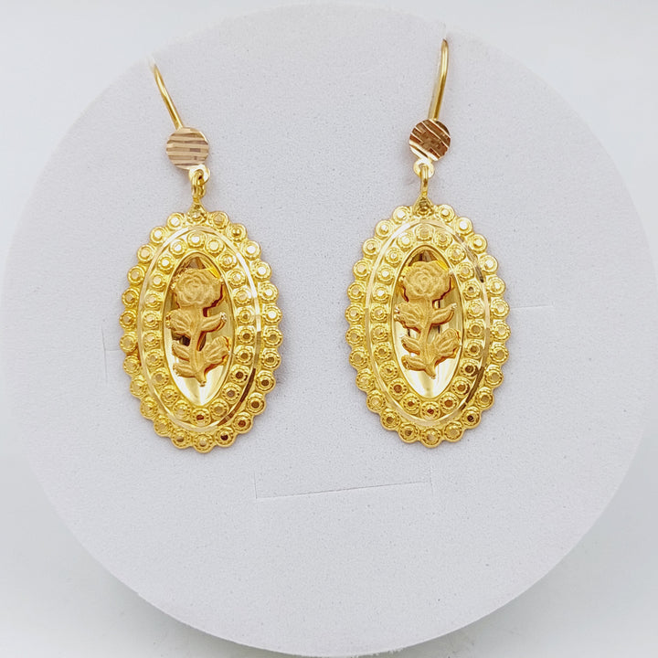 21K Gold Ounce Earrings by Saeed Jewelry - Image 1