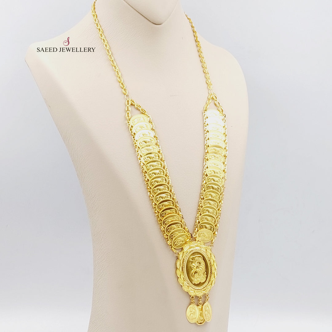 21K Gold Ounce Model Necklace by Saeed Jewelry - Image 4