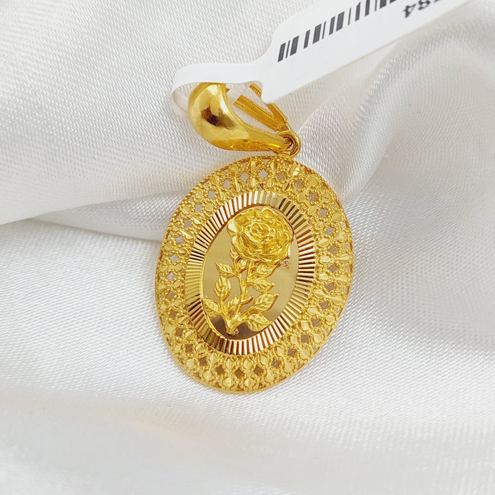 21K Gold Ounce Model Pendant by Saeed Jewelry - Image 1