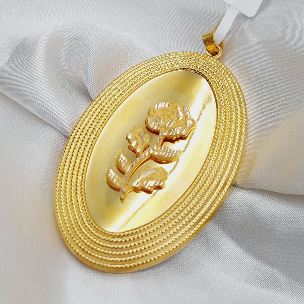 21K Gold Ounce Model Pendant by Saeed Jewelry - Image 3