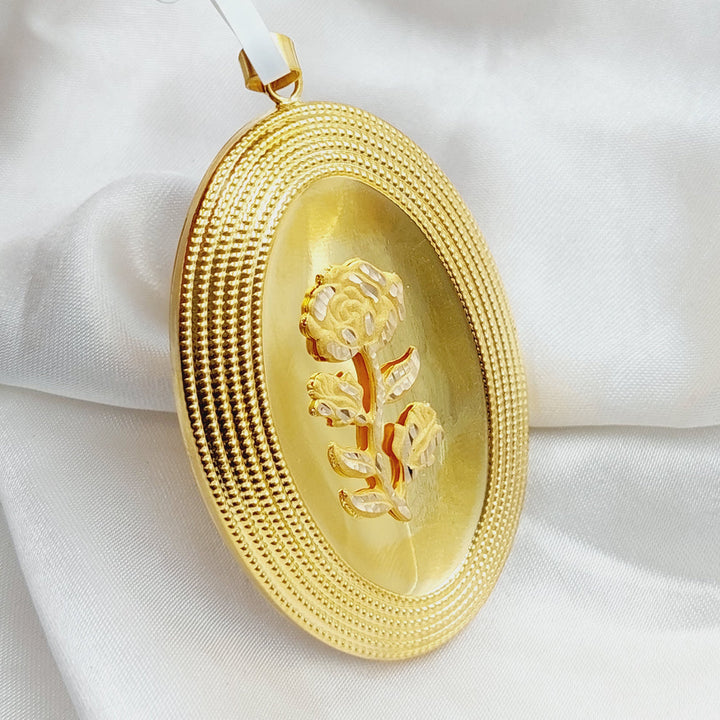 21K Gold Ounce Model Pendant by Saeed Jewelry - Image 1