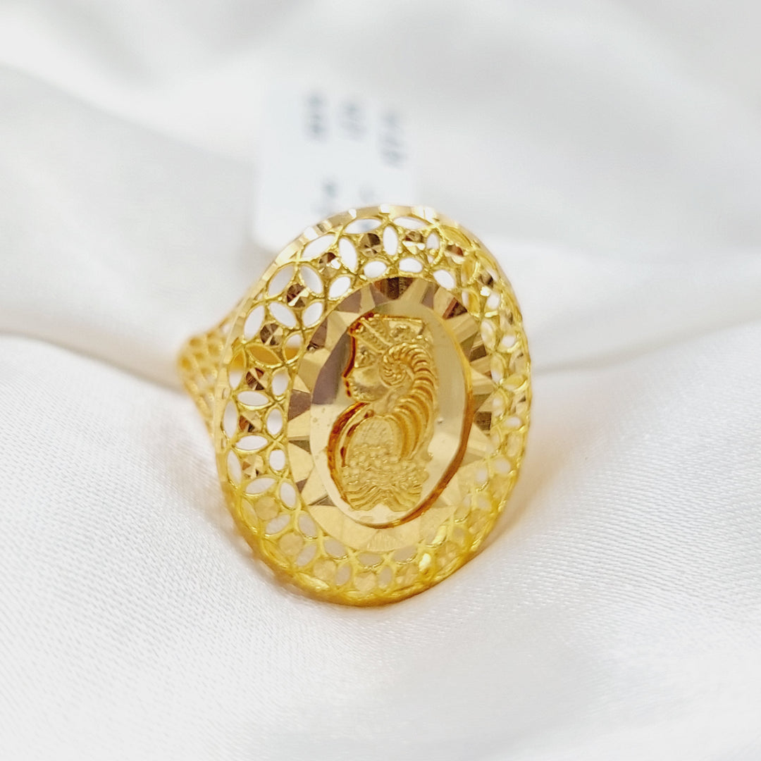 21K Gold Ounce Model Ring by Saeed Jewelry - Image 6