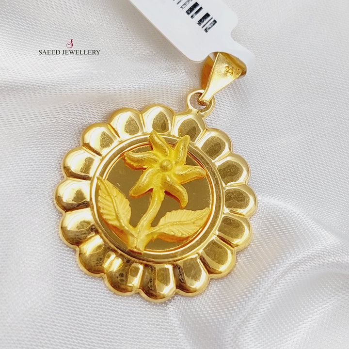 21K Gold Ounce Pendant by Saeed Jewelry - Image 2