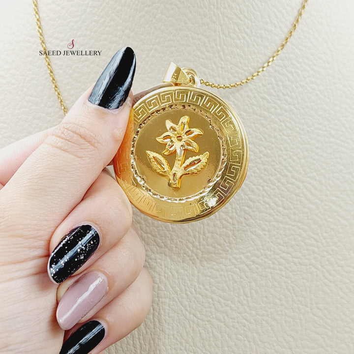 21K Gold Ounce Pendant by Saeed Jewelry - Image 2