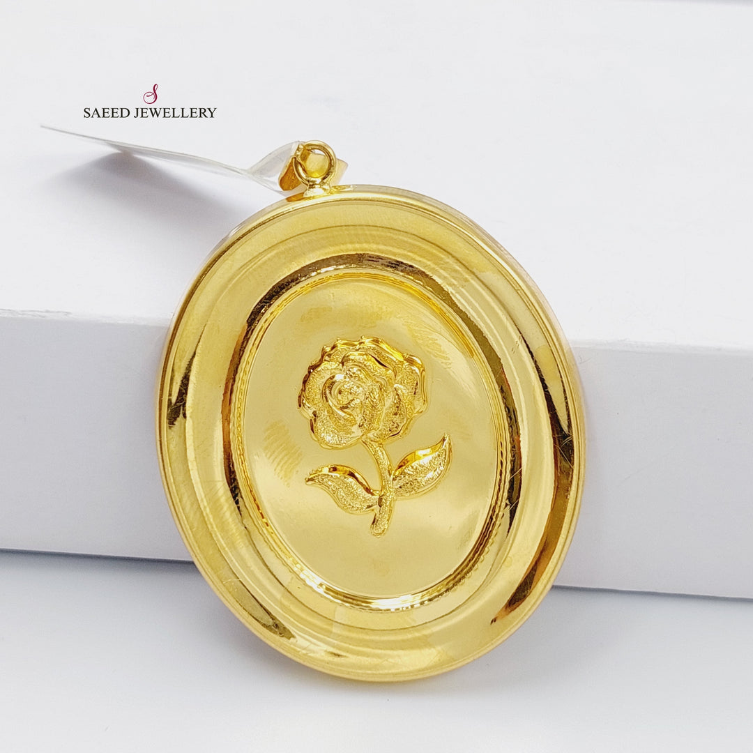 21K Gold Ounce Pendant by Saeed Jewelry - Image 1