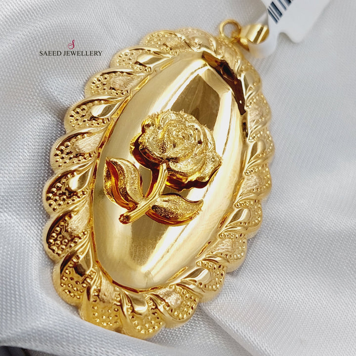 21K Gold Ounce Pendant by Saeed Jewelry - Image 1