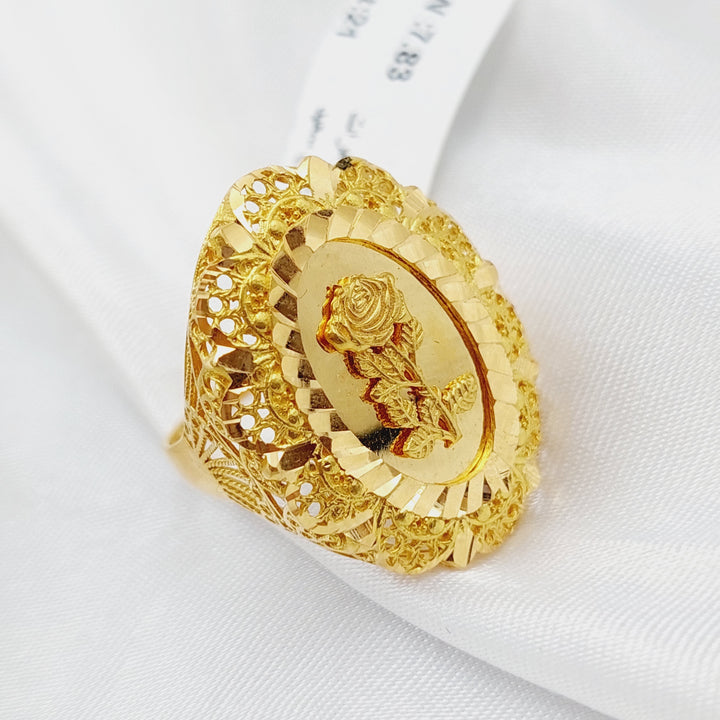 21K Gold Ounce Ring by Saeed Jewelry - Image 6