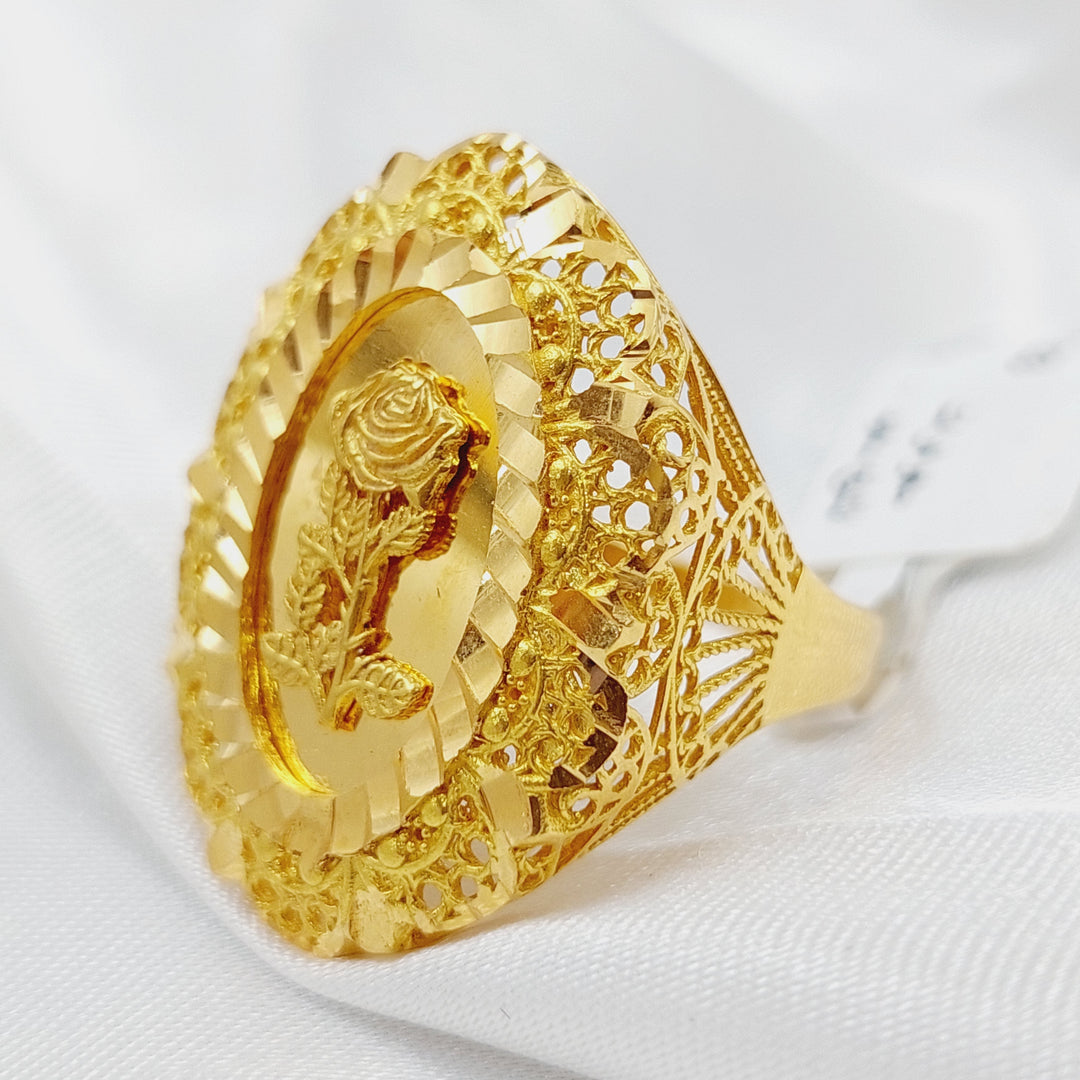 21K Gold Ounce Ring by Saeed Jewelry - Image 1