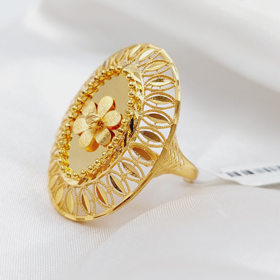 21K Gold Ounce Ring by Saeed Jewelry - Image 2