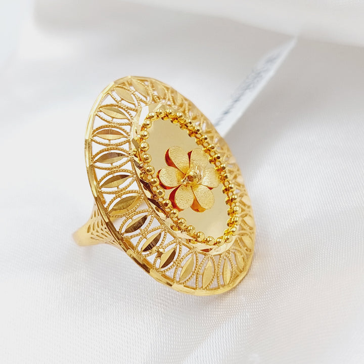 21K Gold Ounce Ring by Saeed Jewelry - Image 7