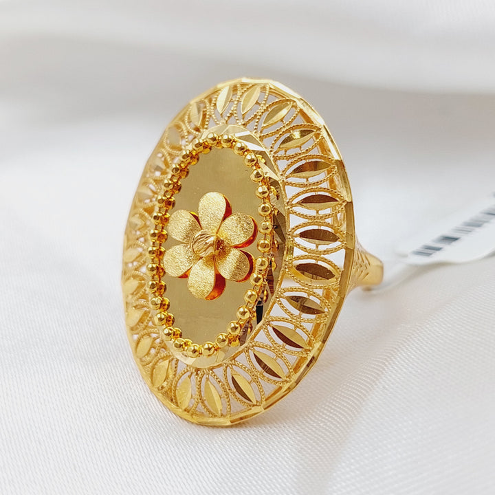 21K Gold Ounce Ring by Saeed Jewelry - Image 5