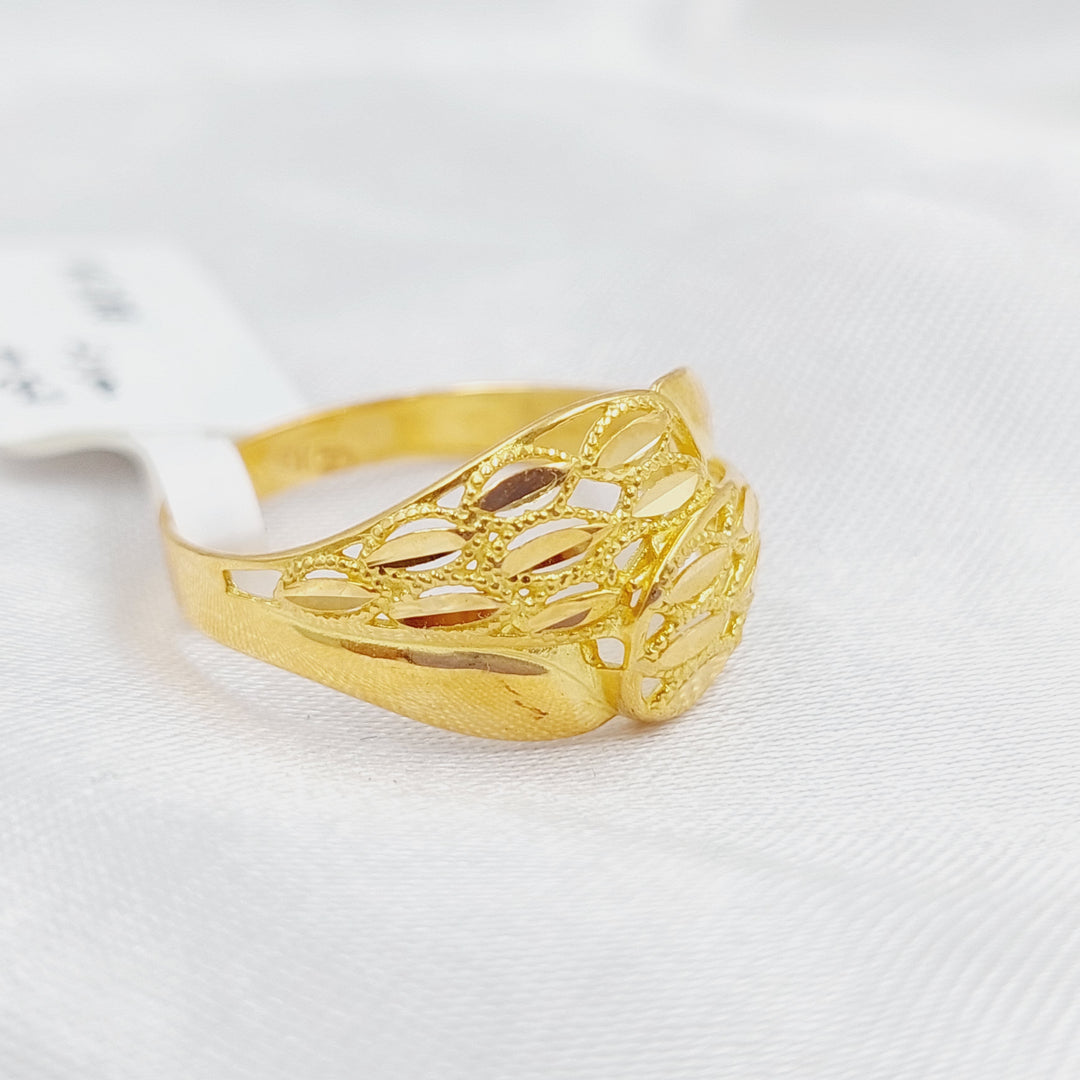 21K Gold Ounce Ring by Saeed Jewelry - Image 2