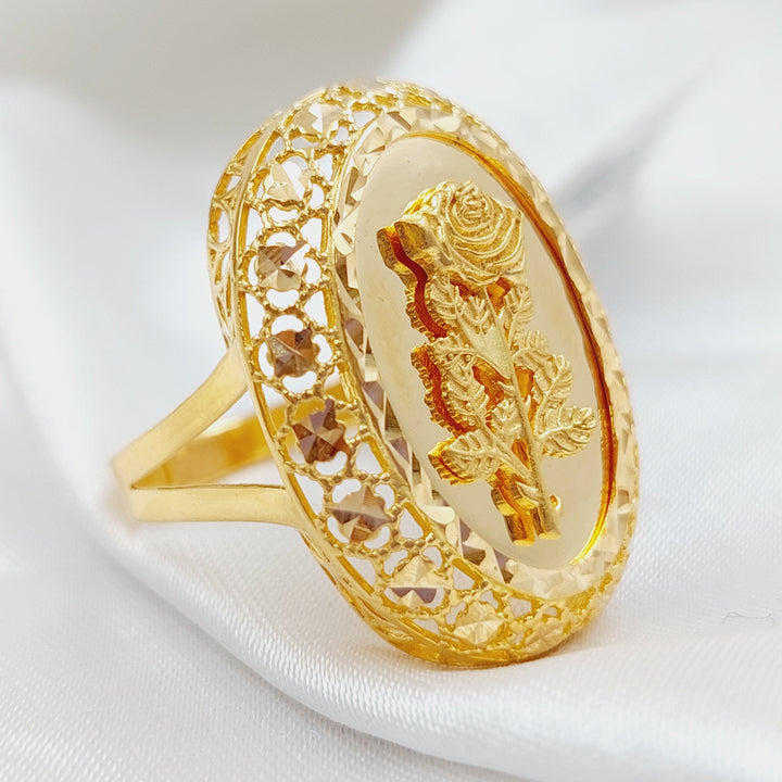 21K Gold Ounce Ring by Saeed Jewelry - Image 3