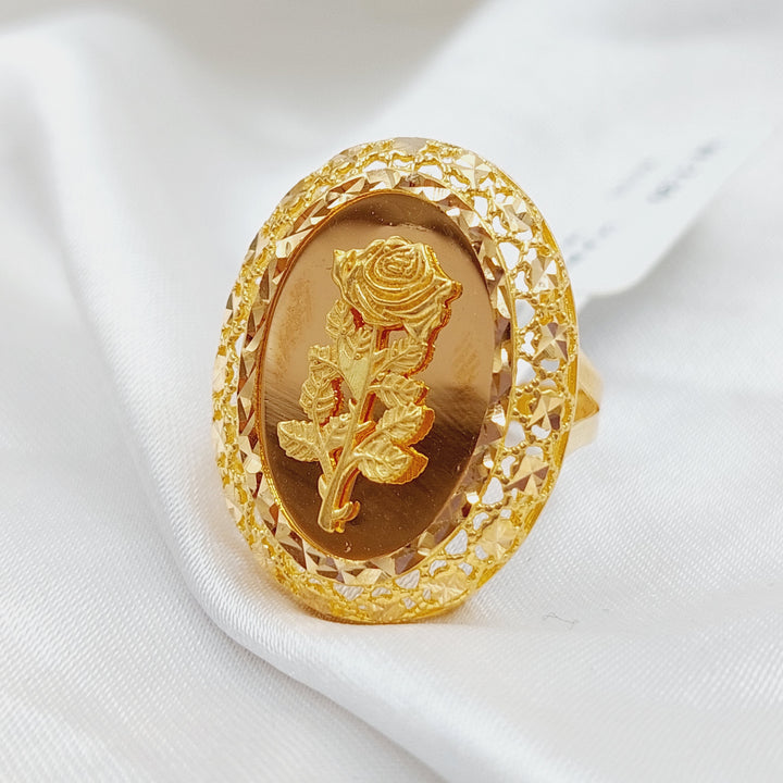 21K Gold Ounce Ring by Saeed Jewelry - Image 5